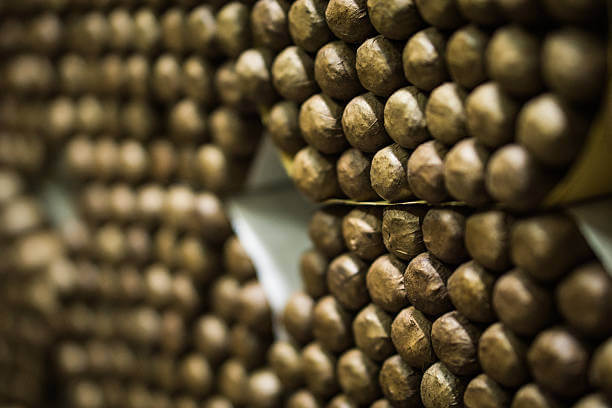 Cigars in a boutique.